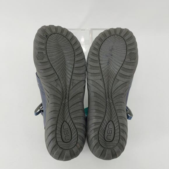 JBU Magnolia Navy Blue Mary Janes US 8M Flower Comfort - Picture 9 of 14